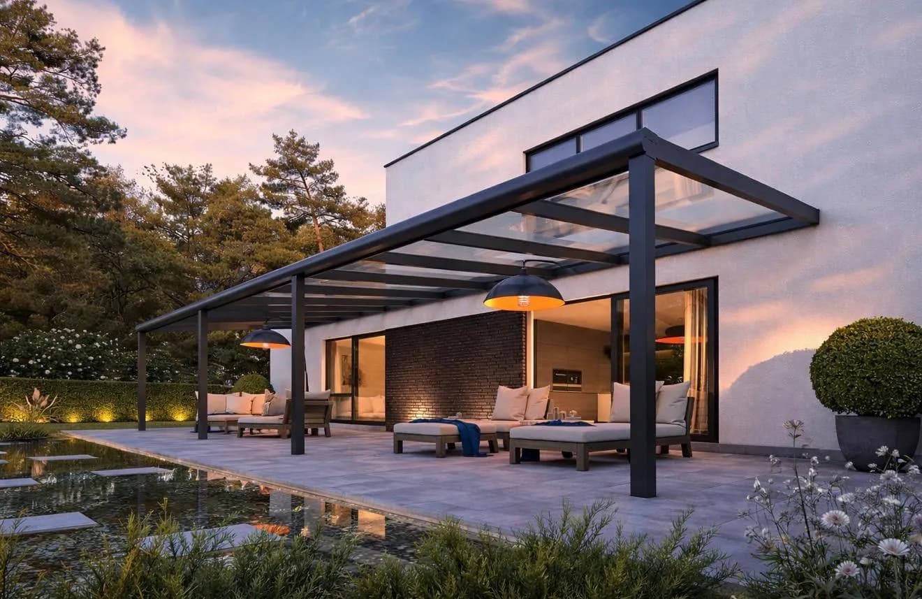 Overkappingen & Veranda's 01 — buitenproject gerealiseerd door De Buitenbouwgroep